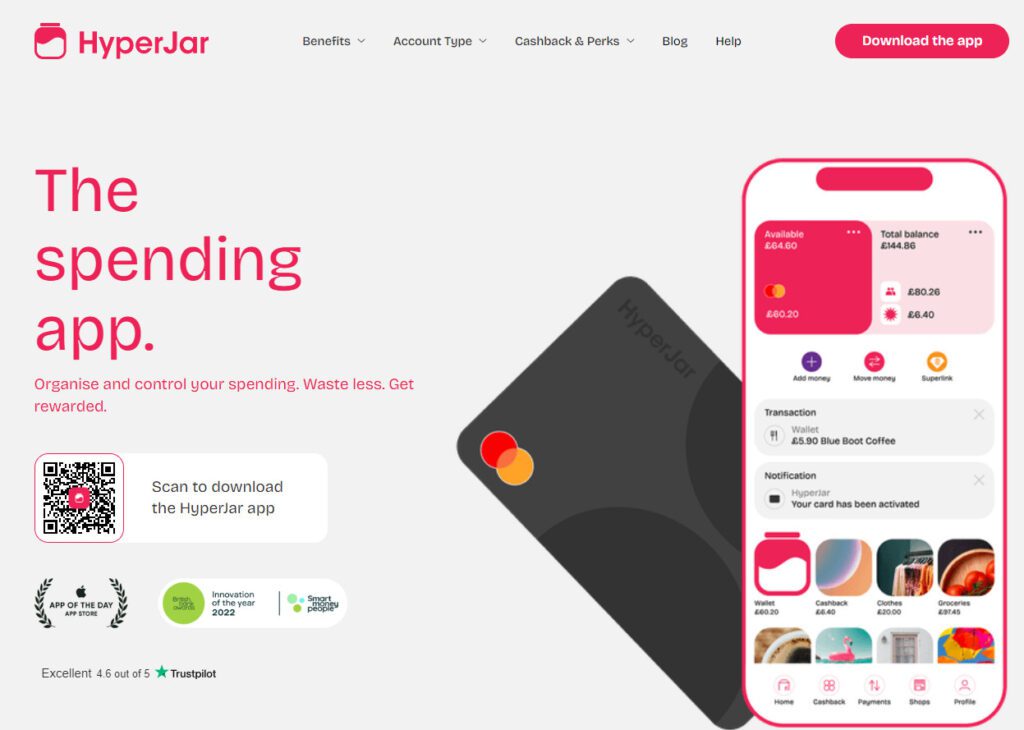 Hyperjar Budgeting App